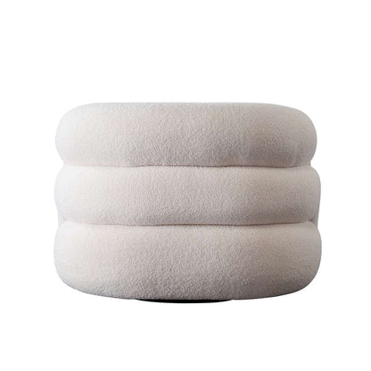 Diamond Sofa - Quantum Swivel Accent Chair in Ivory Sherpa - QUANTUMCHIV veiw 11