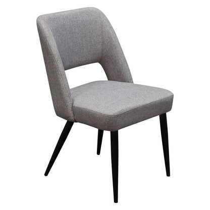 Diamond Sofa -  Reveal Dining Chairs in Grey Fabric w/ Black Powder Coat Metal Leg (Set of 2) - REVEALDCGR2PK veiw 10