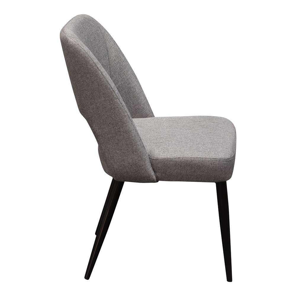 Diamond Sofa -  Reveal Dining Chairs in Grey Fabric w/ Black Powder Coat Metal Leg (Set of 2) - REVEALDCGR2PK veiw 11