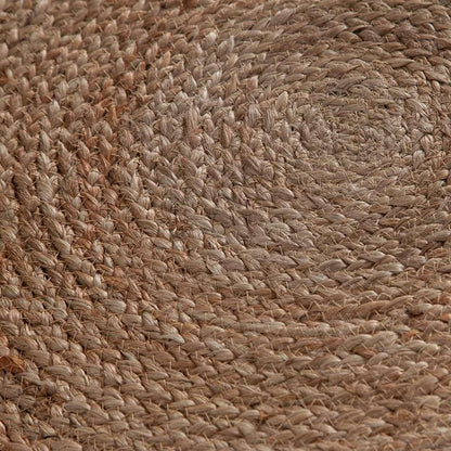 Diamond Sofa - Round Accent Stool in Natural Jute Fiber w/ Wood Legs - STOOLJU veiw 8
