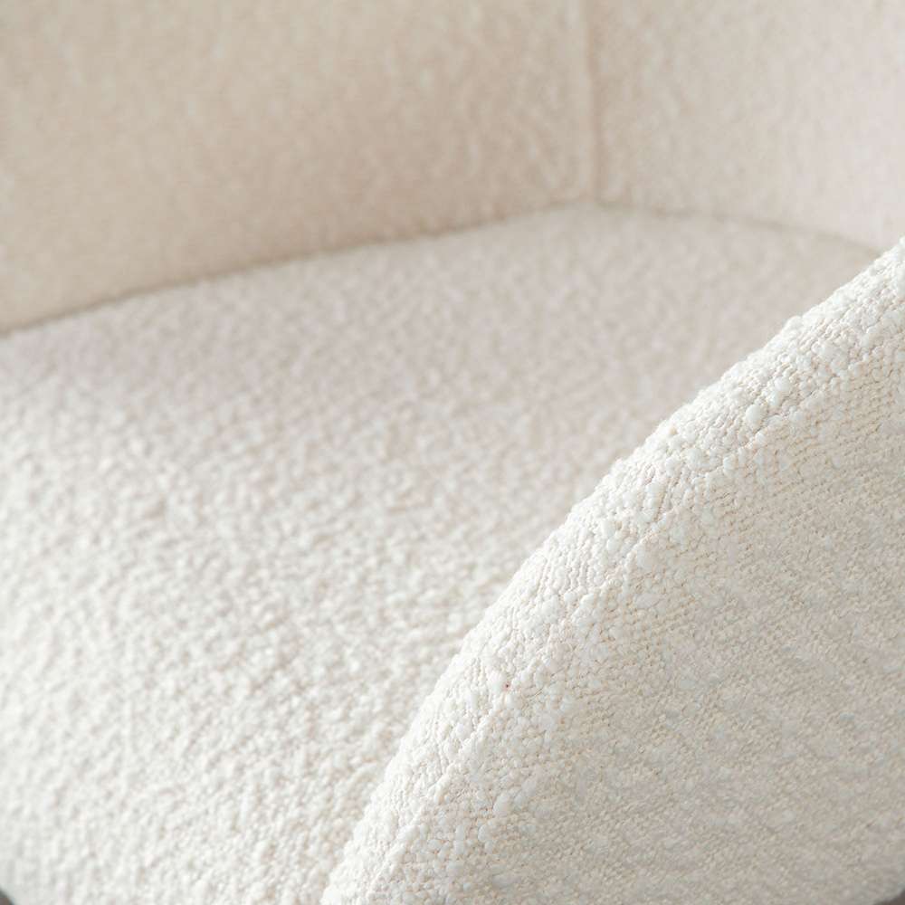 Diamond Sofa -  Skyler Counter Height Chairs in Ivory Boucle Fabric w/ Black Metal Frame (Set of 2) - SKYLERSTIV2PK veiw 5