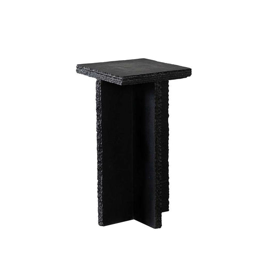 Diamond Sofa - Spectre Black Slat Stone Accent Table - SPECTREATBL_CLOSEOUT veiw 2