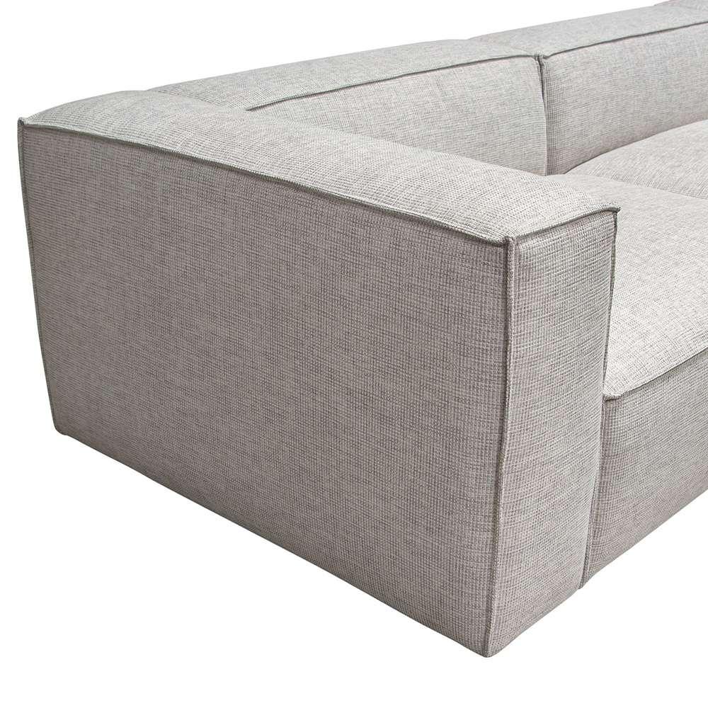 Diamond Sofa - Vice 4PC Modular Sectional in Barley Fabric with Ottoman - VICE4PCBA veiw 8