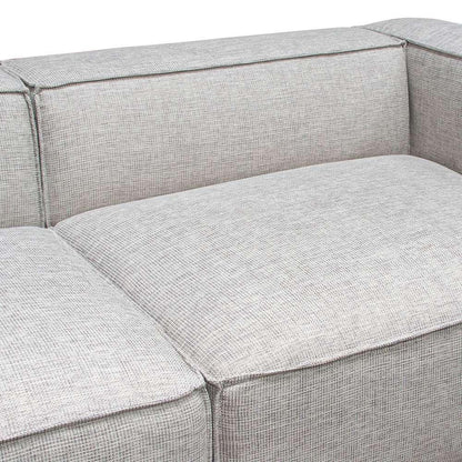 Diamond Sofa - Vice 4PC Modular Sectional in Barley Fabric with Ottoman - VICE4PCBA veiw 9