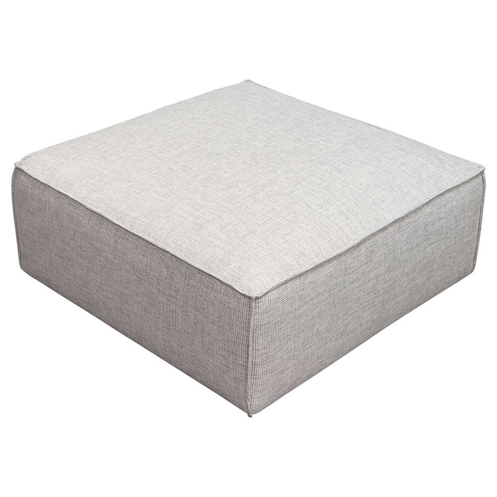 Diamond Sofa - Vice Square Ottoman in Barley Fabric - VICEOTBA veiw 4