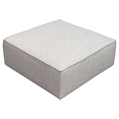 Diamond Sofa - Vice Square Ottoman in Barley Fabric - VICEOTBA veiw 4
