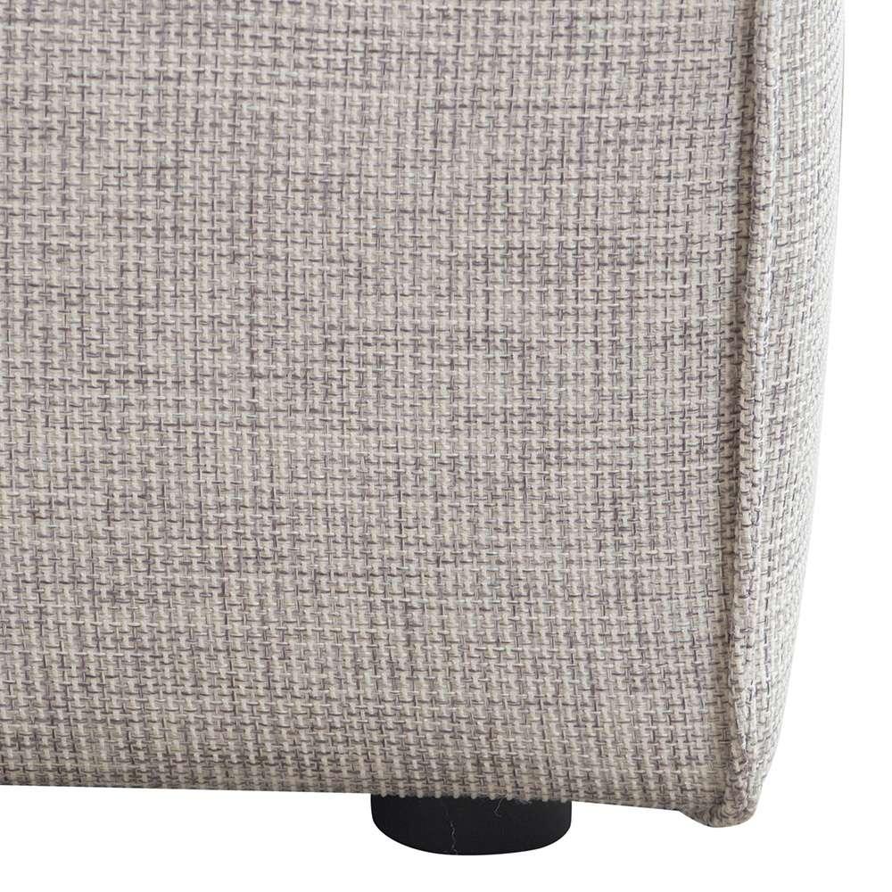 Diamond Sofa - Vice Square Ottoman in Barley Fabric - VICEOTBA veiw 6