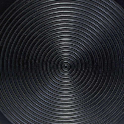 Diamond Sofa - Vortex Round End Table in Solid Mango Wood Top in Black Finish & Iron Legs - VORTEXETBL veiw 3