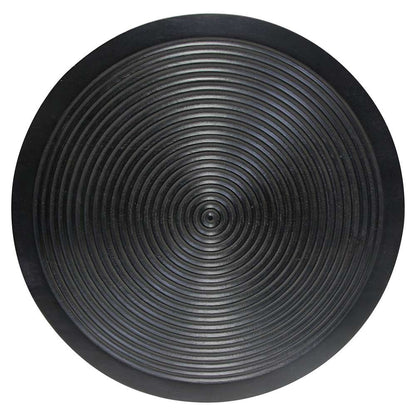 Diamond Sofa - Vortex Round End Table in Solid Mango Wood Top in Black Finish & Iron Legs - VORTEXETBL veiw 11