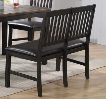 ECI Furniture - Ashford Bench / Brown Seat - 1859-23-BN view 4