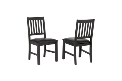 ECI Furniture - Ashford Slat Dining Chair w/brown seat (Set of 2) - 1859-23-S view 1