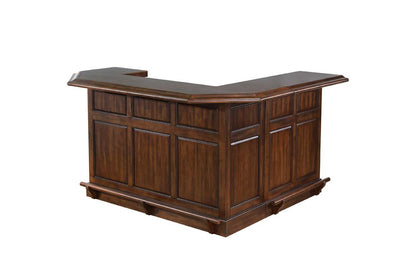 ECI Furniture - Belvedere Return Bar Complete, Distressed Walnut - 0411-35-T/B/R view 1