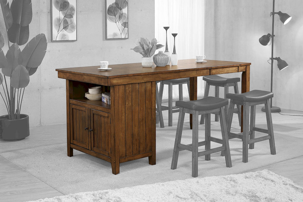 ECI Furniture - Brigantine Complete 78" W Island Dining - 5800-00-I-T/B view 1