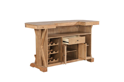 ECI Furniture - Brownstone 72 in. W Bar Complete, Warm Brown - 0600-77-BT/B view 3
