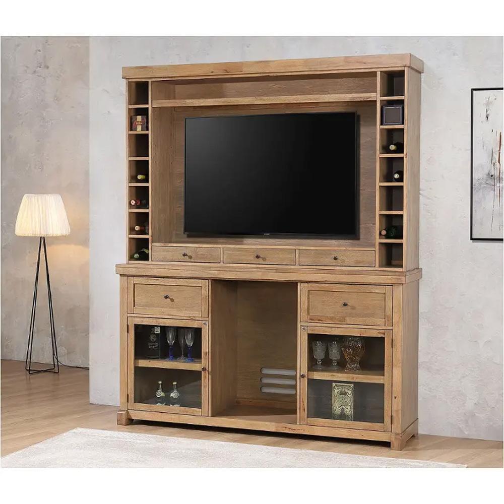 ECI Furniture - Brownstone Back Bar & Hutch Complete, Warm Brown - 0600-77-BB/H veiw 1