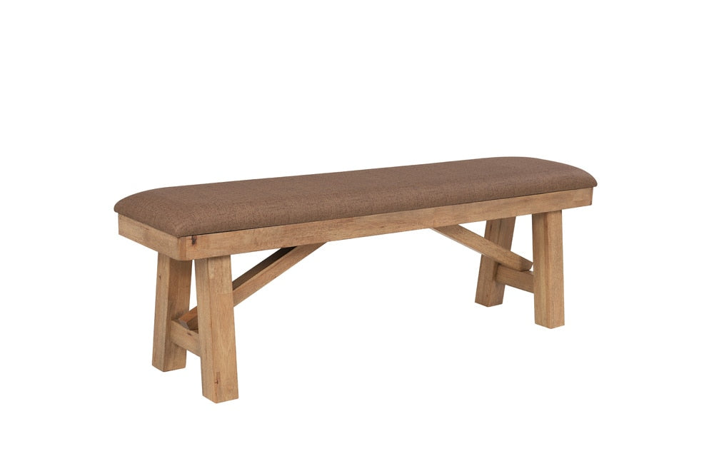 ECI Furniture - Brownstone Backless Bench, Warm Brown - 0600-77-BN view 1