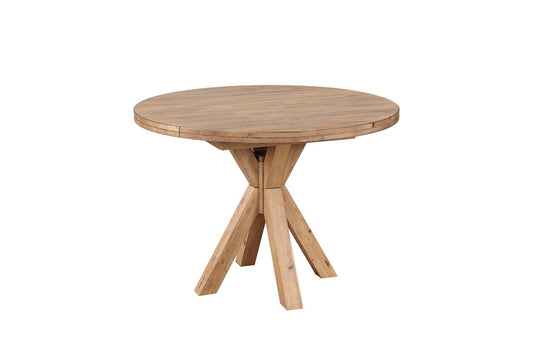ECI Furniture - Brownstone Drop Leaf Dining Table Complete, Warm Brown - 0600-77-DLT/DLB veiw 1