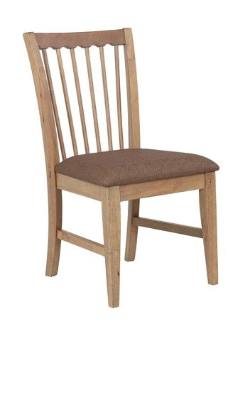 ECI Furniture - Brownstone Panel Back Side Chair, Warm Brown - 0600-77-S1 Set Of 2 veiw 1