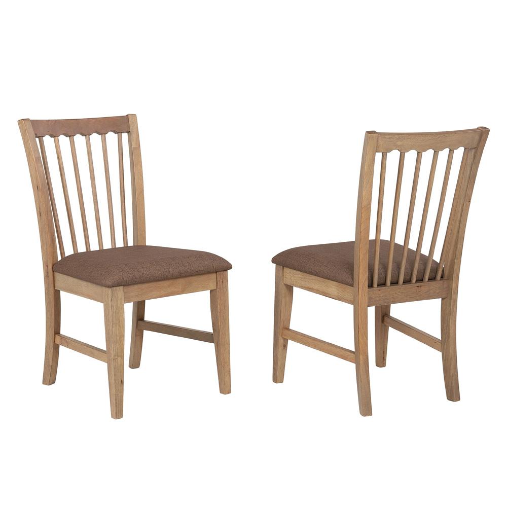 ECI Furniture - Brownstone Spindle Back Side Chair, Warm Brown - 0600-77-S2 Set Of 2 view 1