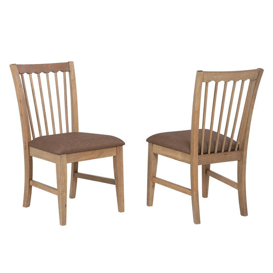 ECI Furniture - Brownstone Spindle Back Side Chair, Warm Brown - 0600-77-S2 Set Of 2 view 1
