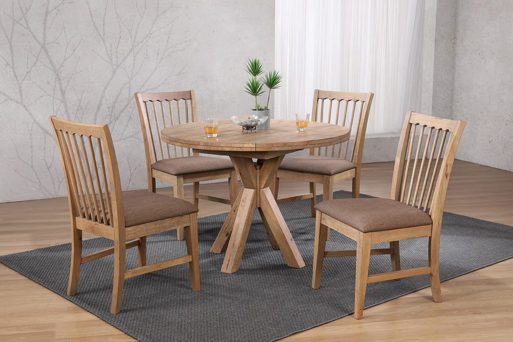 ECI Furniture - Brownstone Spindle Back Side Chair, Warm Brown - 0600-77-S2 Set Of 2 view 2
