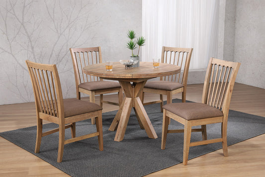 ECI Furniture - Brownstone Spindle Back Side Chair, Warm Brown - 0600-77-S2 Set Of 2 view 2
