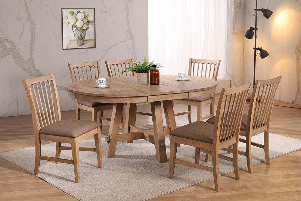 ECI Furniture - Brownstone Spindle Back Side Chair, Warm Brown - 0600-77-S2 Set Of 2 view 3