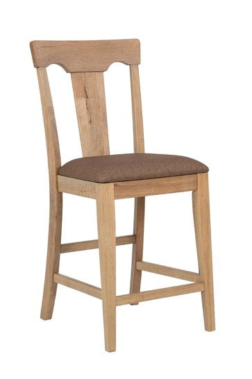ECI Furniture - Brownstone Stationary Panel Back Counter Stool, Warm Brown - 0600-77-NSCS1 Set Of 2 view 1
