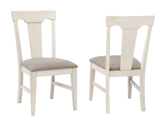 ECI Furniture - Choices Panel Back with Upholstered Seat - Side Chair (Set of 2) - 0739-20-S1 veiw 1