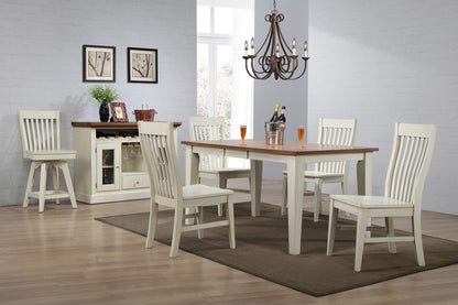 ECI Furniture - Choices Server in Antique White/Acacia - 0733-20-SR view 3

