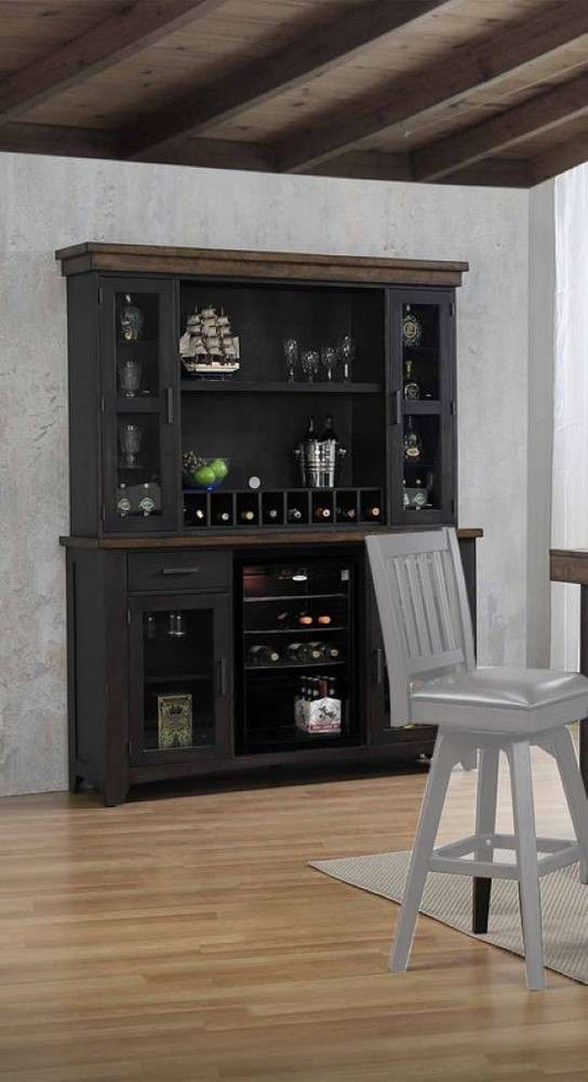 ECI Furniture - Complete Ashford Back Bar with Hutch Top - 1859-23-H_BB veiw 1