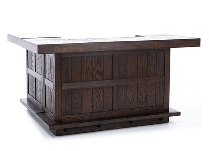 ECI Furniture - Gettysburg Return Bar Complete, Dark Distressed - 1475-05-RT/RB/R view 1