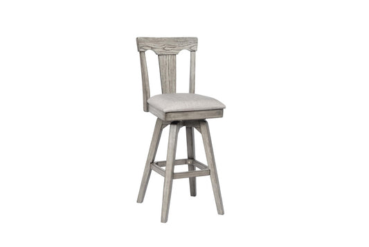 ECI Furniture - Graystone 24in Panel Back Counter Stool w/Uph Seat, Burnished Gray - 0590-70-CS1 veiw 1