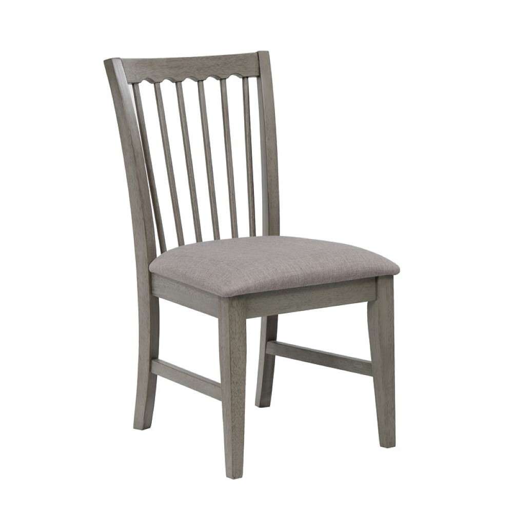 ECI Furniture - Graystone Spindle Side Chair w/ Upholstered Seat (Set of 2) - 0590-70-S4 veiw 1