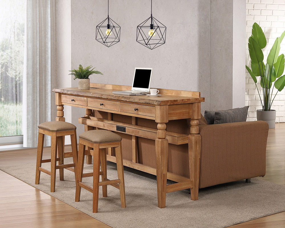 ECI Furniture - Logans Edge 24in Saddle Stool, Natural - 1457-55-SS24 Set Of 2 view 3
