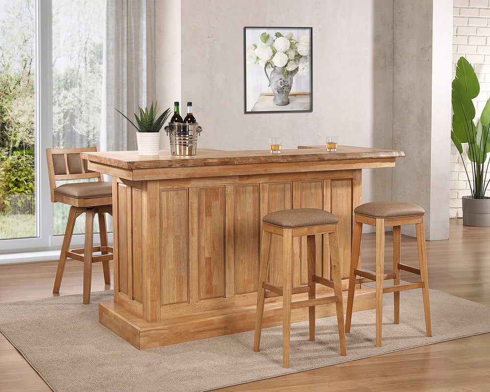 ECI Furniture - Logans Edge 30in Saddle Stool, Natural - 1457-55-SS30 Set Of 2 view 3
