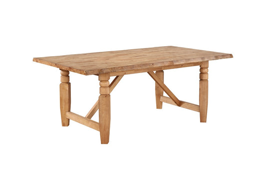 ECI Furniture - Logans Edge Trestle Dining Table With Live Edge, Natural - 1457-55-TRT view 1
