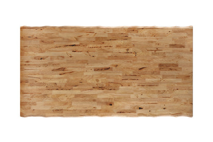 ECI Furniture - Logans Edge Trestle Dining Table With Live Edge, Natural - 1457-55-TRT view 2
