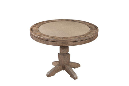 ECI Furniture - Logans Point Counter Height Round Game Table Complete, Gray - 1600-99-GT/GB view 1
