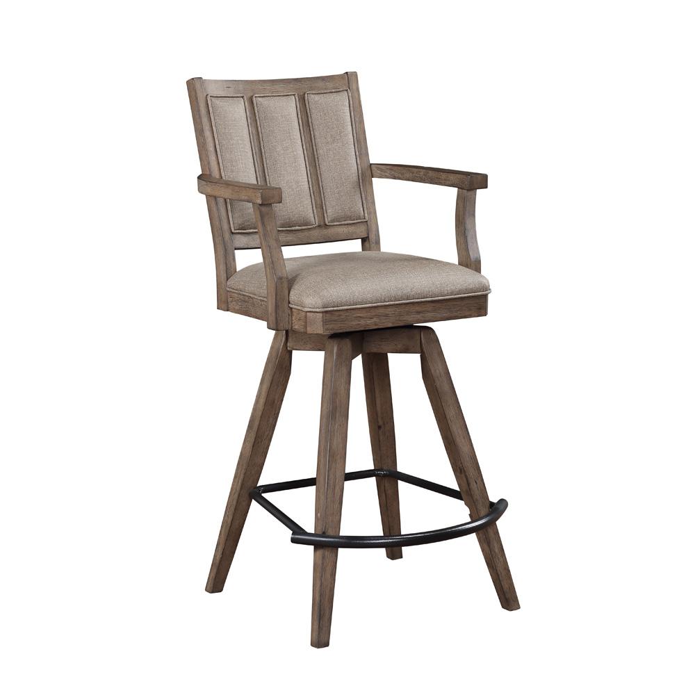 ECI Furniture - Logans Point Spectator Swivel Bar Stool, Gray - 1600-99-SBS veiw 1