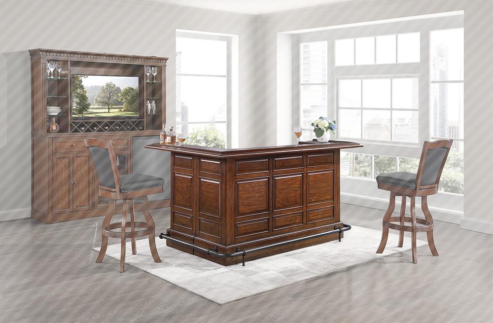 ECI Furniture - Manchester Walnut Front Return Bar - 1150-35-RT_RB_R veiw 2