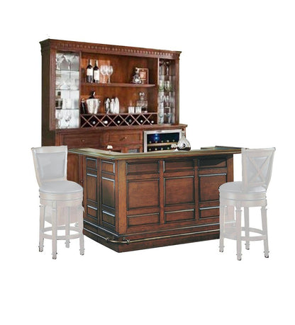 ECI Furniture - Manchester Walnut Complete 3 Piece Return Bar - 1150-35 veiw 1