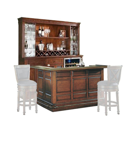 ECI Furniture - Manchester Walnut Complete 3 Piece Return Bar - 1150-35 veiw 1