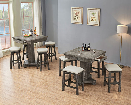 ECI Furniture - Shades of Gray 30in Saddle Stool w/ Nailhead Seat - 0921-95-SS30 view 2
