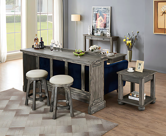 ECI Furniture - Shades of Gray Backless Counter Height Round Stool - 0921-95-BLCS24 view 2
