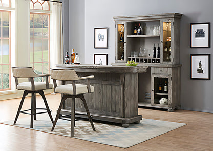 ECI Furniture - Shades of Gray Deluxe Bar Complete, Distressed Gray - 0921-95-B/BT view 3
