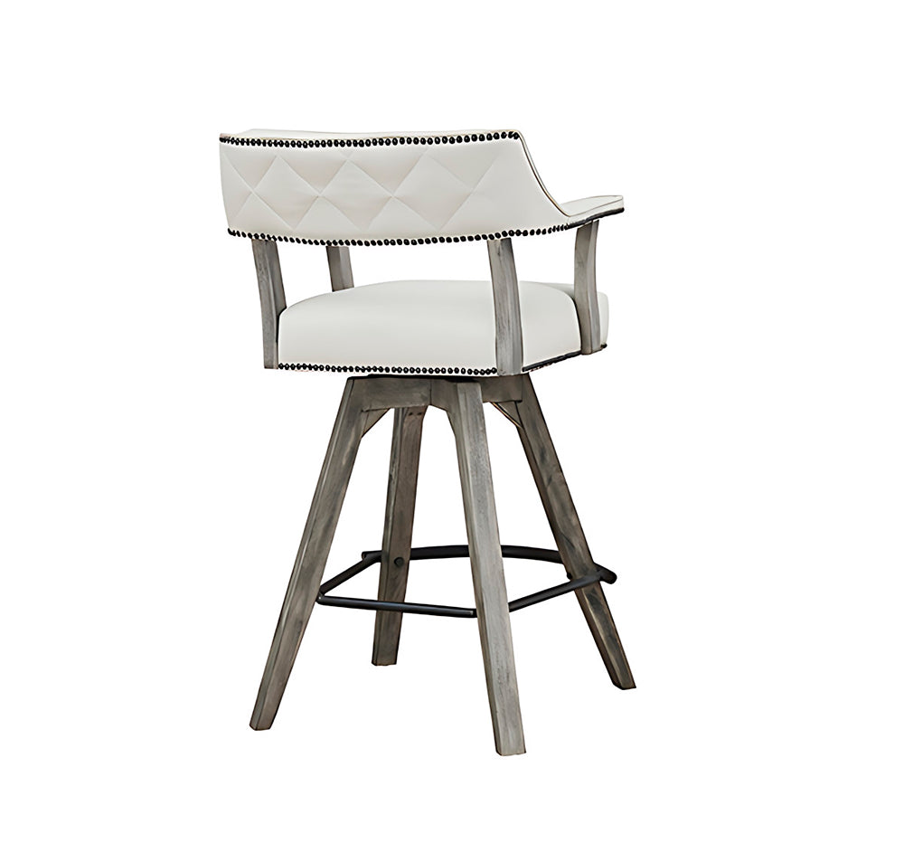 ECI Furniture - Shades of Gray Spectator Swivel Bar Stool w/ Nailhead Seat - 0921-95-SBS view 2
