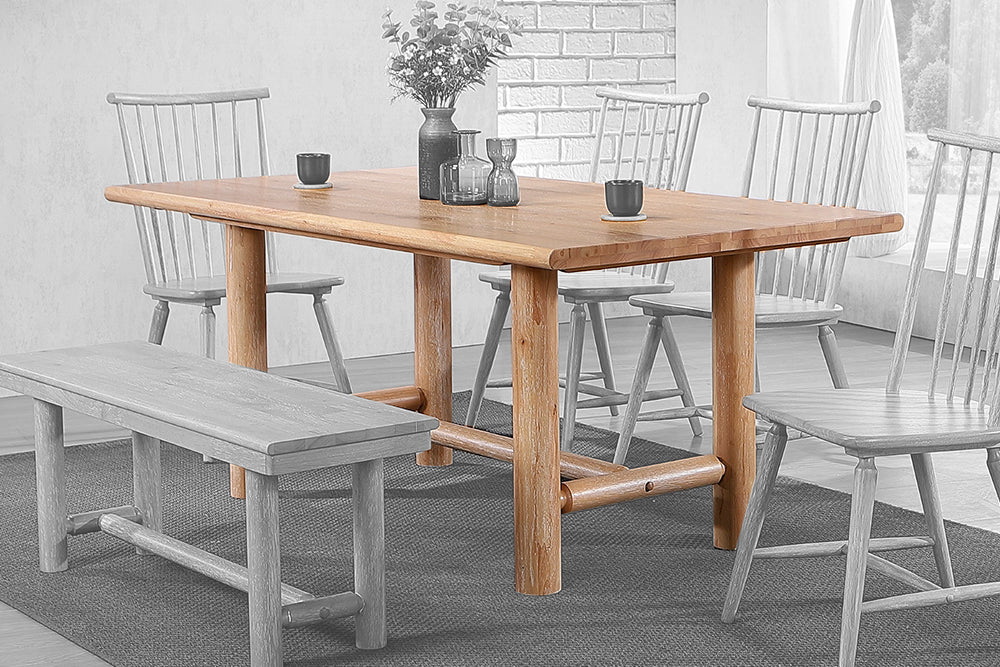 ECI Furniture - Pocono Manor Trestle Table, Natural - 5900-00-T view 1