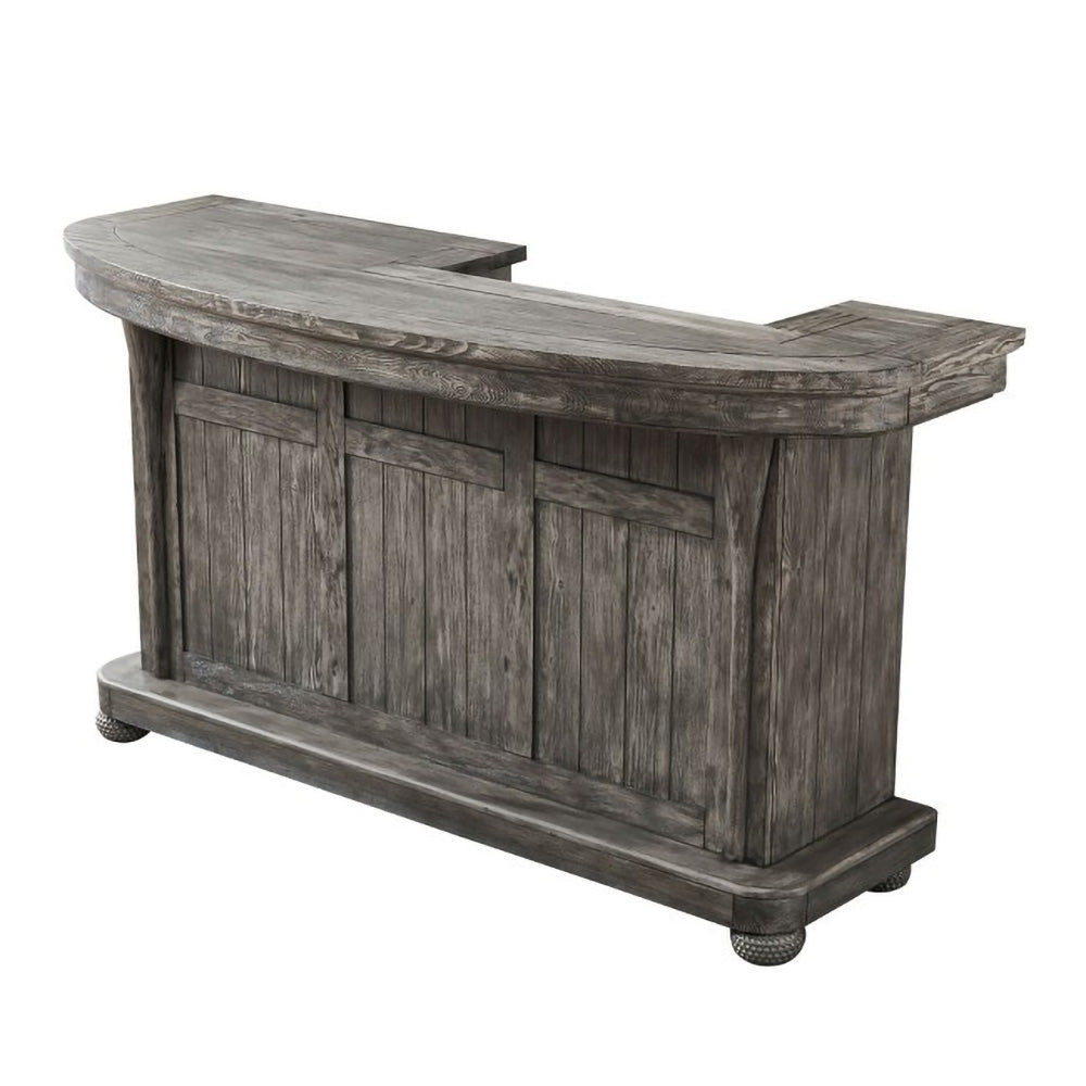 ECI Furniture - Shades of Gray Deluxe Bar Complete, Distressed Gray - 0921-95-B/BT view 1