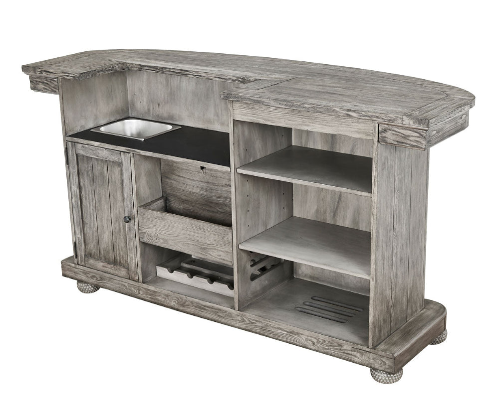ECI Furniture - Shades of Gray Deluxe Bar Complete, Distressed Gray - 0921-95-B/BT view 2